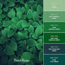 Embroidery Color Palette, Emerald Green Paint, Color Palette Interior Design, Color Schemes Colour Palettes, Green Palette, Emerald Green Color, Green Paint Colors, Green Colour Palette, Thread Colors