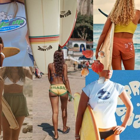 If our upcoming collection was a moodboard 🏄‍♀️🌊🌴 Billabong, Mood Boards, Surfing