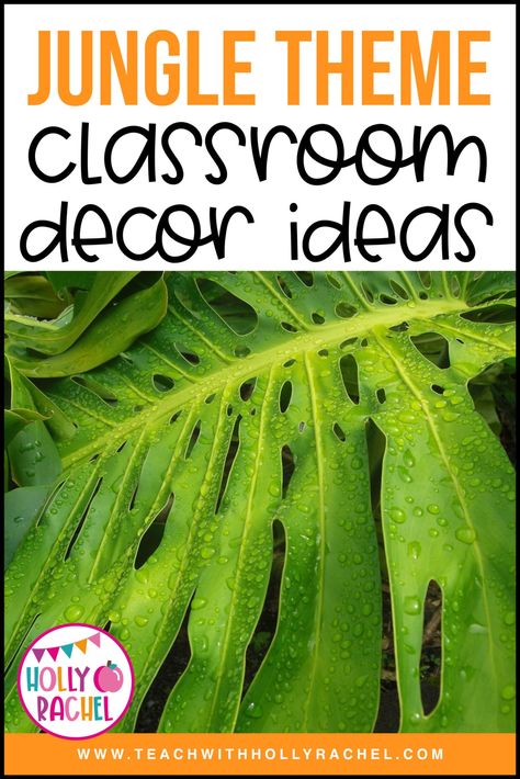 Jungle Themed Classroom Ideas, Jungle Bulletin Board Ideas, Jungle Theme Classroom Preschool, Jungle Theme Preschool, Wild About Learning Theme, Rainforest Classroom Theme, Safari Props, Rainforest Decorations, Jungle Classroom Door