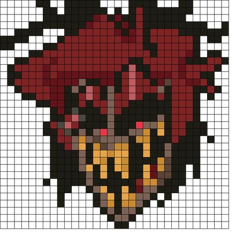 Hazbin Hotel Perler Beads, Perler Beads Ideas, Kandi Cuffs, Kandi Cuff, Pony Bead Patterns, Beads Ideas, Kandi Patterns, Bead Sprite, Photo Pattern