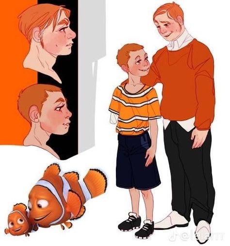 Disney Characters As Humans, Anastacia Disney, Humanized Disney, Cartoon Characters As Humans, Anime Vs Cartoon, Cartoon As Anime, Anime Version, Finding Nemo, Crazy Cat