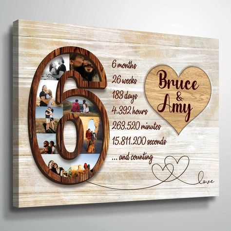 6 Month Anniversary Decoration Ideas, 6 Month Wedding Anniversary Ideas, 4 Months Marriage Anniversary, 6 Month Relationship Anniversary, 8 Month Relationship Anniversary, 6 Month Anniversary Picture Frame, Six Month Anniversary, 6 Month Anniversary, Anniversary Ideas For Him