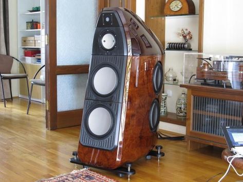 Home Music Rooms, Hifi Audiophile, High End Speakers, Audiophile Speakers, Video Equipment, Speaker Box Design, Audio Room, Stereo Amplifier, Diy Speakers