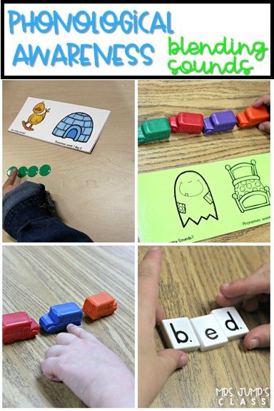 TEACHING PHONOLOGICAL AWARENESS | BLENDING SOUNDS Blending Sounds Activities, Letter Sounds Kindergarten, Onset And Rime, Sounds Activities, Syllables Activities, Phonological Awareness Activities, Early Literacy Activities, Blending Sounds, Student Center