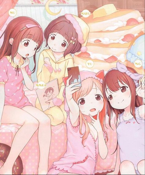 Pyjama Party, Anime Kawaii, Manga Anime, Holidays, Japan, Anime, Kawaii