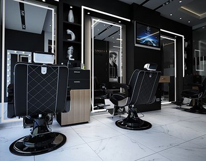 Check out new work on my @Behance portfolio: "L'Homme Salon" http://be.net/gallery/79947835/LHomme-Salon Mens Salon Interior Design, Men Salon Design, Salon Display Ideas, Black Salon Interior, Luxury Barbershop, Barber Clothing, Men Salon, Modern Barber Shop, Barbershop Design Interior