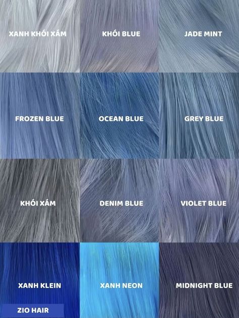 Charcoal Blue Hair Color, Pale Blue Hair Color, Dark Silver Blue Hair, Frosty Blue Hair, Cool Tone Blue Hair, Ice Blue Hair Color, Ash Blue Hair Color, Greyish Blue Hair, Grey And Blue Hair