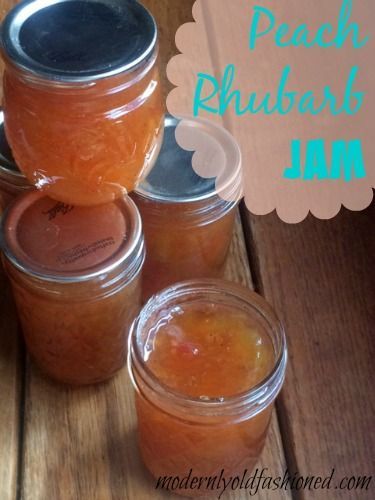 Peach Rubarbe Jam, Peach Rhubarb Recipes, Peach Rhubarb Jam, Rhubarb Peach Recipes, Peach Rhubarb, Rhubarb Jelly, Peach Jello, Jelly Maker, Rhubarb Jam Recipes