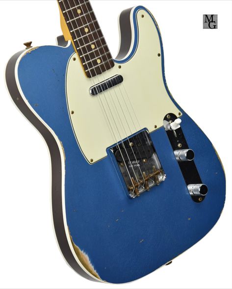 Fender Custom Shop 1960 Telecaster Custom Relic in Lake Placid Blue Telecaster Custom, Lake Placid Blue, Fender Custom Shop, Lake Placid, Gretsch, Electric Guitars, On Fire, Electric Guitar, The Globe