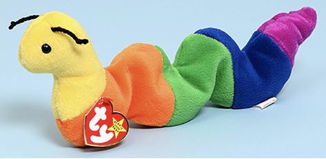 Rainbow Caterpillar, Rainbow Plush, Good Memories, Rainbow Birthday, Baby Art, Beanie Baby, Ty Beanie, Toy Figures, Birthday Fun