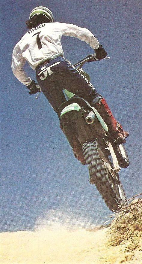 Jeff Ward, Gross Things, Stylish Bike, Motorcycle Racers, Motocross Riders, Enduro Motorcycle, Biker Aesthetic, Pretty Bike, Vintage Motocross