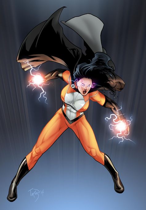 Sovereign - Bring Down the Lightning by hunterk2300 on DeviantArt New Superheroes, Super Powers Art, Superhero Villains, Female Superhero, Comic Book Superheroes, Female Hero, Superhero Characters, The Lightning, Superhero Design