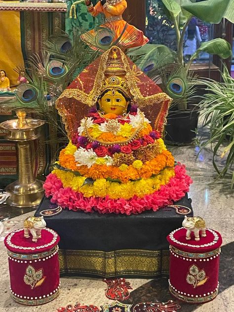 Bathukamma Designs, Bhathukamma Festival, Ganesha Decoration, Shakthi Devi, Study Snaps, Kalash Decoration, Study Snaps Ideas, Pooja Door, Varalakshmi Vratham