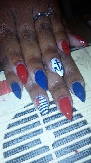 Nails Nails Stars, 4th Of July Nails, July Nails, 4th Of July, Nails, Stars