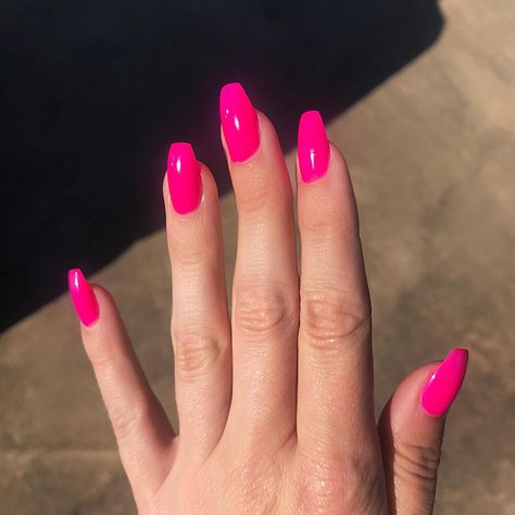 Nail Growth Products, Bossy Nails, Bright Pink Nails, Buh Bye, Go Kit, Pink Gel Nails, Manicure Gel, Summery Nails, Nail Polish Kits