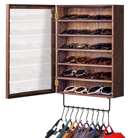 Crochet Sunglasses, Eyeglasses Display, Glasses Organizer, Sunglasses Organizer, Sunglasses Display, Sunglasses Storage, Hat Storage, Storage Wall, Jewelry Organizers