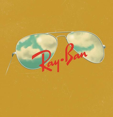 Ray Ban Glasses Illustration by Jack Hughes Glasses Illustration, Ray Bands, Jack Hughes, Cheap Ray Bans, Ray Ban Glasses, Ray Ban Outlet, Holy Cow, Cool Posters, Styling Tips