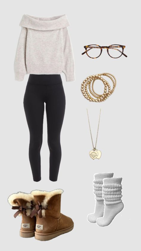 Outfit Christmas, School Fits, Polyvore Outfits, Outfits With Leggings, School Outfits, Fitness Inspo, Everyday Outfits, Fall Outfits, Girl Outfits