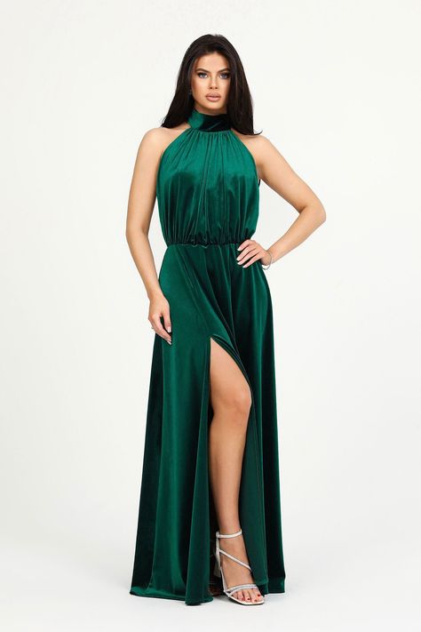 Emerald Green Velvet Dress, Dark Green Bridesmaid Dress, Dress Low Back, Low Back Dress, Fall Bridesmaid Dresses, Velvet Dress Long, Dark Green Dress, Velvet Bridesmaid Dresses, Low Back Dresses