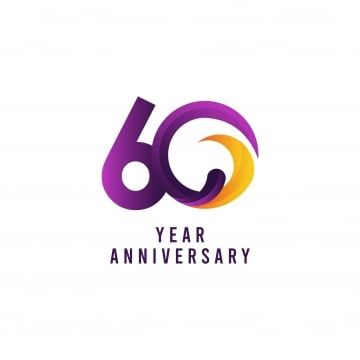 60 Years Logo, Luxury Advertisement, Success Background, 60 Years Anniversary, Black Ceremony, 60 Logo, Purple Vector, 60 Year Anniversary, Gold Vector