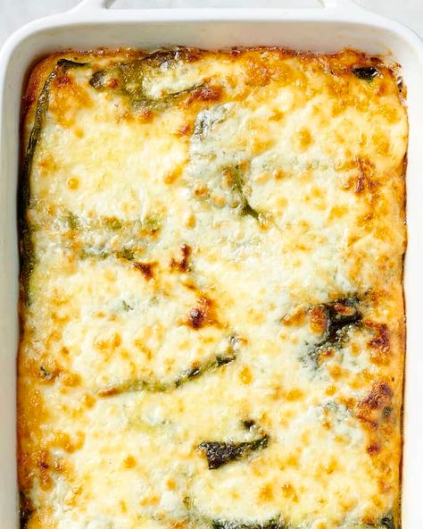 Poblano Chile Relleno Casserole Pablano Pepper Recipe, Relleno Casserole Recipe, Stuffed Chili Relleno Recipe, Chile Relleno Casserole Recipe, Poblano Recipes, Chile Relleno Recipe, Chili Relleno Casserole, Poblano Peppers Recipes, Chile Relleno Casserole