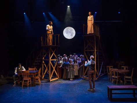 The Rep's "Our Town" closes out its season with a classic - OnMilwaukee Our Town Set Design, Our Town Play, Dark Holes, Ghost Light, Union Soldiers, Spring Awakening, Our Town, Theatre Design, Theatre Set