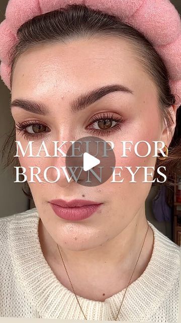 Makeup To Make Brown Eyes Pop, Summer Makeup For Brown Eyes, Brown Hair Brown Eyes Makeup, Brown Eyes Pop Makeup, Brown Eyeshadow Looks Natural, How To Make Brown Eyes Pop, Brown Eyes Eyeshadow, Eyeshadow Brown Eyes, Make Brown Eyes Pop