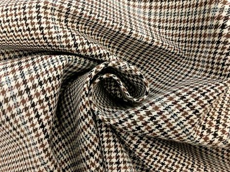 Mixing Plaids And Florals, Equestrian Design, Houndstooth Fabric, Hounds Tooth, Check Fabric, Couture Sewing, Fashion Board, Mallard, Farmhouse Living