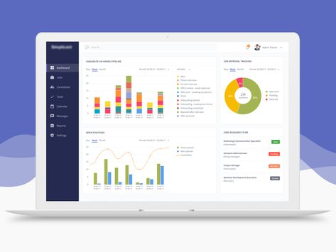 Dashboard for Recruitment Agency Talent Acquisition Dashboard, Graphisches Design, Recruitment Agency, Dashboard Ui, Talent Acquisition, Recruitment Agencies, Dashboard Design, Activity Days, Day To Day