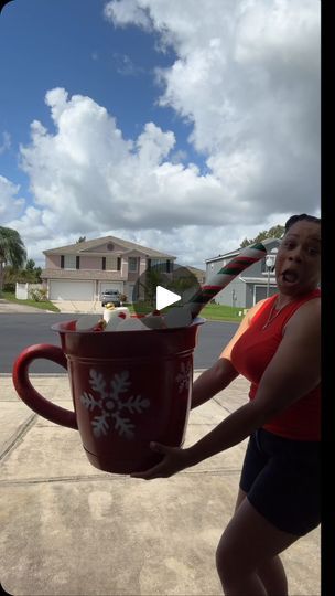 7.3K reactions · 1.4K shares | Large cup of hot cocoa Christmas Prop....... #christmasdecor #christmas #holiday #holidaydecor #decor #fyp #fypツ #christmasdiy | Iana Pharoah Malone Diy Christmas Outdoor, Hot Chocolate Cup, Outdoor Christmas Diy, Hot Cocoa Christmas, Cup Of Hot Cocoa, Cocoa Christmas, Christmas Props, Chocolate Cups, Christmas Outdoor