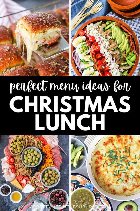 Stress-Free Christmas Lunch Recipes for an Effortless Holiday Menu - A Pretty Life In The Suburbs Charcuterie Salad, Christmas Lunch Easy, Christmas Dinner For A Crowd, Christmas Morning Wife Saver, Christmas Lunch Recipes, Christmas Lunch Ideas, Christmas Lunch Menu, Christmas Ham Recipes, Christmas Day Lunch