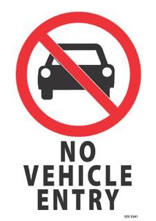 No Vehicle Entry 340x240mm Construction Zone Birthday Party, Prohibition Signs, Quetta Pakistan, Road Safety Signs, No Entry, Danger Signs, No Parking, Safety Signs, Construction Zone