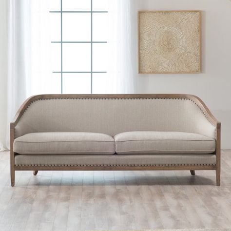 Belham Living Harper Sofa French Style Sofa, Sala Vintage, Country Living Room Design, Furniture Business, French Sofa, Wooden Sofa Designs, Sofa Chairs, French Country Living Room, Wooden Sofa Set