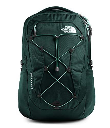 The North Face Women's Borealis, Scarab Green/Malachite Green, OS. For product & price info go to: https://all4hiking.com/products/the-north-face-womens-borealis-scarab-green-malachite-green-os/ Hiking Must Haves, Borealis Backpack, The North Face Borealis, North Face Borealis, Backpack Free, Tablet Sleeve, Black North Face, North Face Backpack, North Face Women