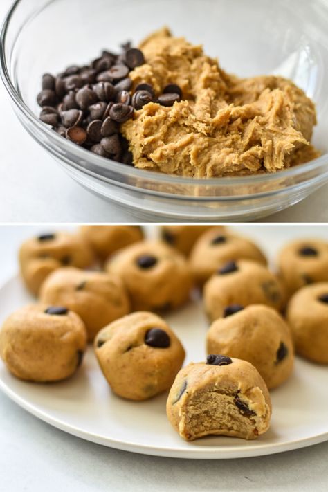 Cookie Dough Chickpea, Healthy Chickpea Cookie Dough, Edible Cookie Dough Chickpeas, Chickpea Edible Cookie Dough, Chickpea Cookie Dough Balls, Chickpea Cookie Dough Bites, Chickpea Cookie Dough, Chickpea Cookies, Cookie Dough Ingredients