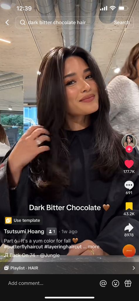 Bitter Chocolate Hair, Chocolate Hair, Bitter Chocolate, Bitter, Hair Cuts, Hair, Color