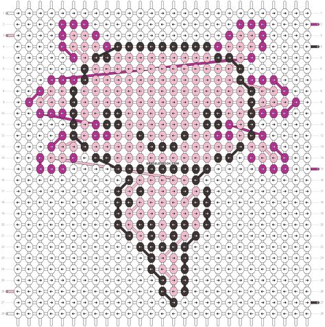 Bead Animals Patterns Axolotl, Beaded Axolotl Pattern, Axolotl Bead Pattern, Axolotl Perler Beads, Axolotl Pixel Art, Animal Bracelet Patterns, Axolotl Cute, Miyuki Beads Pattern, Diy Friendship Bracelets Tutorial