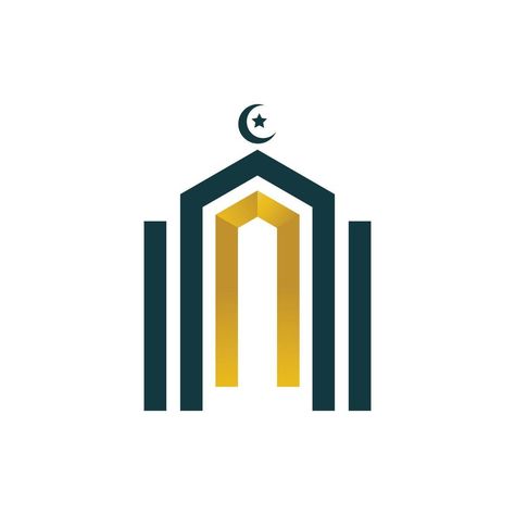 Islamic logo, Mosque Mosque Logo Design Ideas, Islamic Logo Modern, Islamic Logo Png, Logo Mesjid, Mosque Logo Design, Logo Islami, Islamic Logo Design, Muslim Logo, Logo Masjid