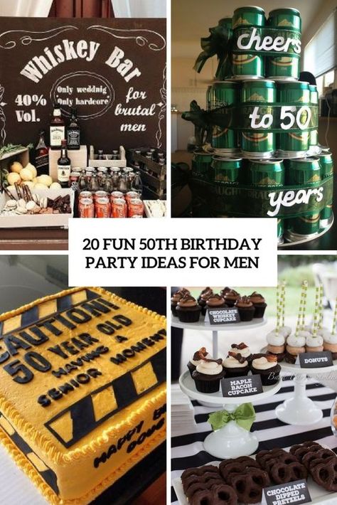 fun 50th birthday party ideas for men cover Birthday Party Ideas For Men, Halloween Charades, Bat Crafts, Adult Halloween Party Ideas, 50th Birthday Party Themes, 50th Birthday Party Ideas For Men, Play Wall, 50th Birthday Men, Fun Halloween Party Games