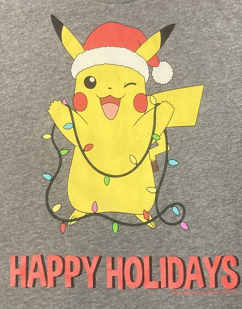 Pokémon Christmas Card, Christmas Pikachu, Pikachu Christmas, Window Drawings, Pokemon Ornaments, Pikachu Halloween, Christmas Pokemon, Yellow Pokemon, Pikachu Pokeball