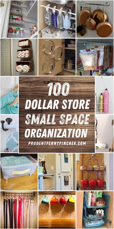 Organize for less with these DIY dollar store organization ideas for small spaces.There are organizing ideas for the kitchen, bathroom, closet, laundry room and more. These organization ideas for the home are perfect for apartments, dorm rooms, tiny houses so that you can make maximize your space on a budget. Dollar Store Organization Ideas, Store Organization Ideas, Dollar Store Organization, Small House Organization, Space Organization, Human Psychology, Dollar Store Diy Organization, Simple Bathroom Decor, Dollar Store Organizing