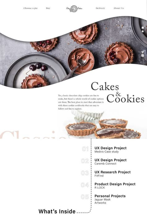 #desvert #webdesign #webdesignagency #webdevelopment  #responsive #template #themes #WordPress #websitedesigner #websitetraffic #websitedeveloper Layout Portfolio, Cookie Cookbook, Layout Web, Webdesign Inspiration, Webpage Design, Website Design Layout, Web Layout Design, Web Inspiration, Website Layout