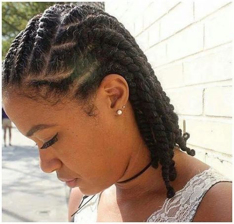 11 Twist with Weave Hairstyles That Are Gonna Rule in 2024 Medium Length Natural Hairstyles, Medium Length Natural Hair, Natural Hair Flat Twist, Flat Twist Styles, Cornrows Natural Hair, African Natural Hairstyles, Flat Twist Hairstyles, Flat Twist Updo, Braids For Medium Length Hair