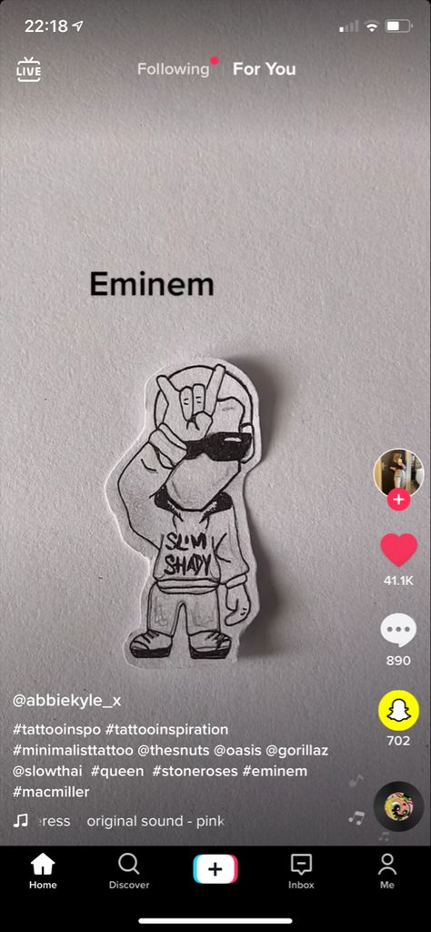 Rap Inspired Tattoos, Eminem Doodle, Eminem Tattoo Design, Obscure Tattoos, Eminem Inspired Tattoos, Eminem Tattoo Ideas, Arm Patchwork, Eminem Tattoo, Eminem Mockingbird