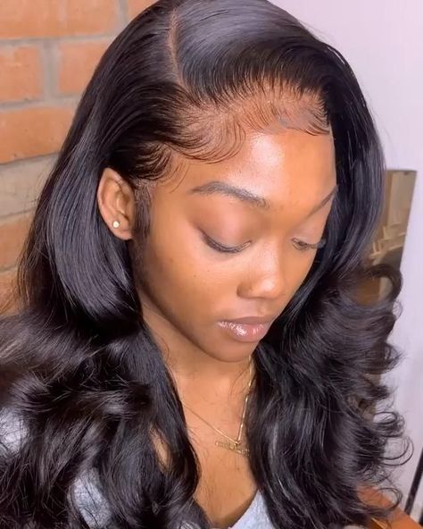 Wedding Hairstyles For Girls, Black Wedding Hairstyles, Tapered Natural Hair, Waves Hair, Loose Waves Hair, Chic Hairstyles, Wedding Hairstyles Updo, Frontal Wig, Baddie Hairstyles