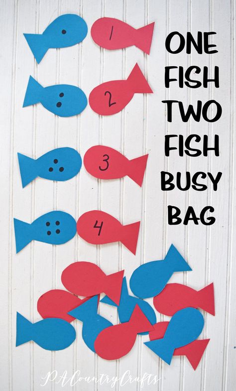 Fish Preschool, Dr Seuss Preschool Activities, 1 Fish 2 Fish, Lake Theme, Dr Seuss Activities, Dr Seuss Crafts, Gross Motor Activity, Fish Activities, St Patricks Day Crafts For Kids