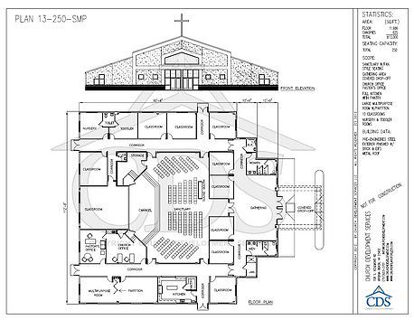 10-20KSF | churchplansource Church Floor Plans, Analysis Architecture, Church Building Plans, Cinema Hall, Site Analysis Architecture, Church Design Architecture, Church Building Design, Roof Truss Design, Church Marketing