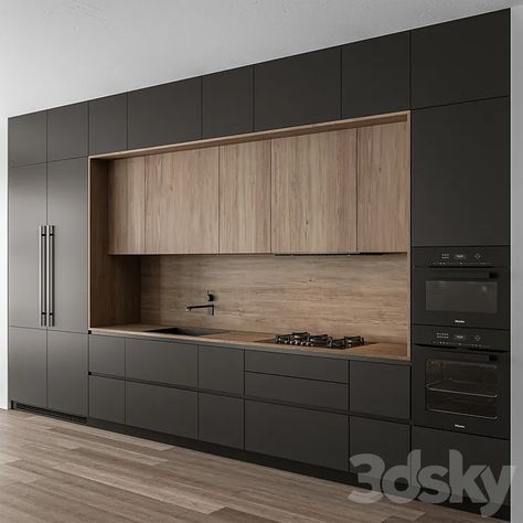 Download Link: https://3ds-max.org/kitchen/kitchen-modern-wood-and-black-114-3d-model-free-download/ Kitchen Modern Wood, Modern Rustic Kitchen Design, Rustic Kitchen Design Ideas, Modern Rustic Kitchen, Rustic Kitchen Ideas, Kitchen Cabinetry Design, Modern Kitchen Design Black, Handleless Kitchen, Modern Kitchen Cabinet Design