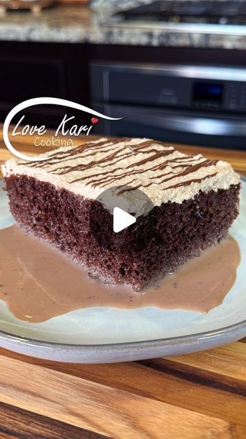 Karina Valladares on Instagram: "Nutella Tres Leches Cake Easy Recipe.
Today I'm making a Nutella 3 Leches Chocolate Cake 🥰 Every time I make this, everyone asks for the recipe. It's so easy to make and delicious 😋  hope you enjoy this recipe. Please comment down below what recipe you will like to see next. Also, check out our YouTube Channel for more delicious recipes. Link in Bio 😊

NUTELLA TRES LECHES CAKE INGREDIENTS:
For the cake:
► 1 box of chocolate cake mix
► 1/2 cup of oil
► 1 cup of milk
► 3 eggs
For the tres leches mixture:
► 1 cup of milk
► 1 can of evaporated milk
► 1 can of condensed milk
► 1/2 cup of Nutella
For the frosting:
► 2 cups of heavy whipping cream
► 2 tbsp of cocoa powder
► 2 tbsp of powdered sugar

#recetasfaciles #recetas #easyrecipes #nutella #tresleches #tr Tres Leches Mocha Cake, Tres Leches Cake Easy, Nutella Tres Leches Cake, Raspados Recipe, Mocha Tres Leches, Tres Leches Cake Natasha's Kitchen, Three Milk Cake Mexican, Cake Easy Recipe, Italian Cakes