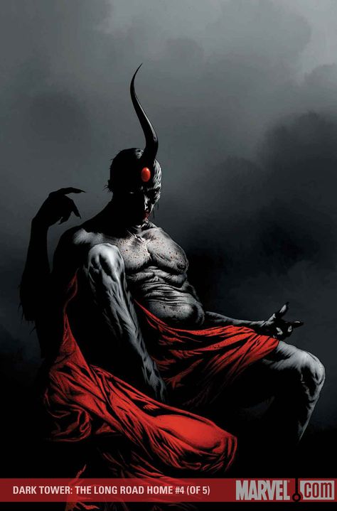 jae lee Dark Tower Art, The Crimson King, Crimson King, The Dark Tower Series, Steven King, Jae Lee, The Dark Tower, Uncanny X-men, Long Road